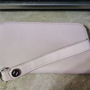 thirty-one Pale Pink Wristlet Clutch with Strap